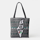 Palestijn Kefiyeh zonder canvas tas (Achterkant)