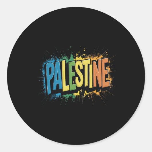 Palestijn leeft in Sticker (Voorkant)