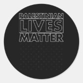 Palestijn leeft Sticker (Voorkant)