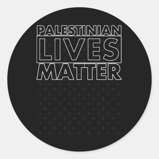 Palestijn leeft Sticker (Voorkant)