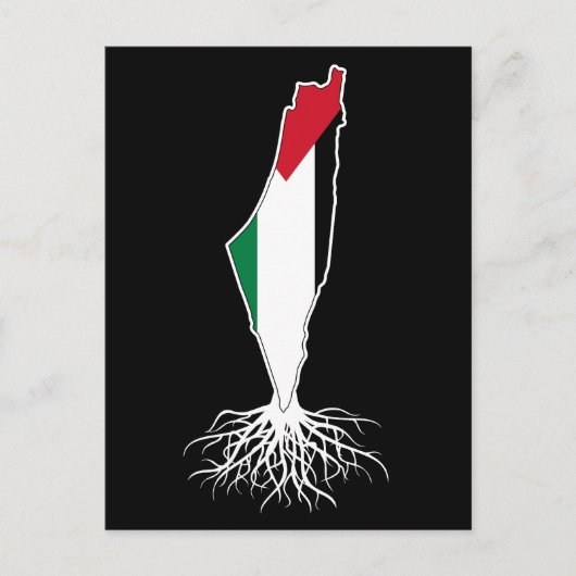 Palestijnen wortels briefkaart (Voorkant)
