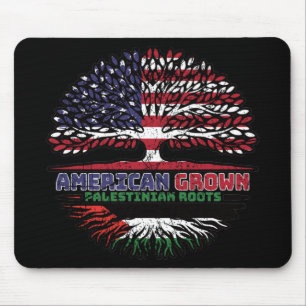 Palestijns-Amerikaans - Amerikaanse vlag - Boomboo Muismat