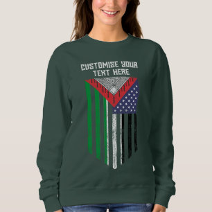 Palestijns-Amerikaans sweatshirt - Palestijnse vla