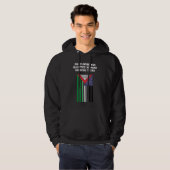 Palestijns-Amerikaanse vlag - Stop genocides Hoodie (Voorkant volledig)
