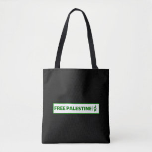 Palestijns auto registratie bord - Free Palestine. Tote Bag