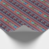 Palestijns borduurmotief patroon. cadeaupapier (Hoek)