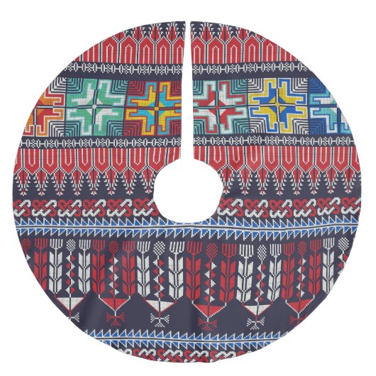 Palestijns borduurmotief patroon. kerstboom rok (Voorkant)