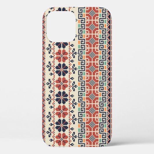 Palestijns borduurmotief: traditionele schoonheid. Case-Mate iPhone case (Achterkant)
