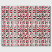 Palestijns borduurpapier met bedrukte vulling cadeaupapier (Vlak)