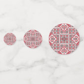 Palestijns borduurpatroon 2 confetti (Achterkanten)
