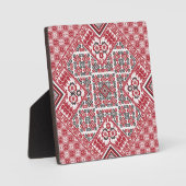 Palestijns borduurpatroon 2 fotoplaat (Voorkant)