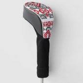 Palestijns borduurpatroon 2 golfheadcover (Schuin)