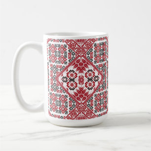 Palestijns borduurpatroon 2 koffiemok