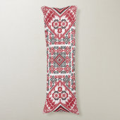 Palestijns borduurpatroon 2 lichaamskussen (Voorkant Verticaal)