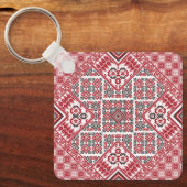 Palestijns borduurpatroon 2 sleutelhanger (Voorkant)