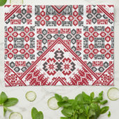 Palestijns borduurpatroon 2 theedoek (Gevouwen)