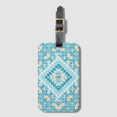 Palestijns borduurpatroon Gedrukt ontwerp Bagagelabel (Voorkant (verticaal))
