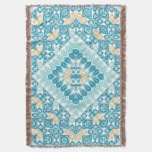 Palestijns borduurpatroon Gedrukt ontwerp Deken (Voorkant Verticaal)