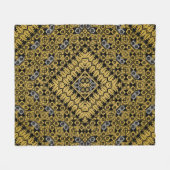 Palestijns borduurpatroon Gedrukt ontwerp Fleece Deken (Voorkant (Horizontaal))