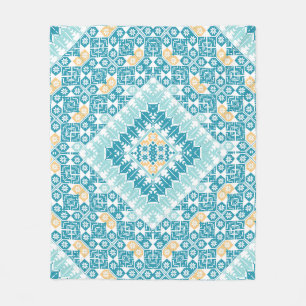 Palestijns borduurpatroon Gedrukt ontwerp Fleece Deken
