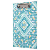 Palestijns borduurpatroon Gedrukt ontwerp Klembord (Links)