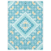 Palestijns borduurpatroon Gedrukt ontwerp Klembord (Achterkant)