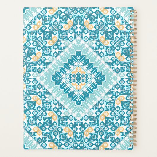 Palestijns borduurpatroon Gedrukt ontwerp Planner (Achterkant)