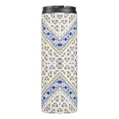 Palestijns borduurpatroon Gedrukt ontwerp Thermosbeker (Achterkant)