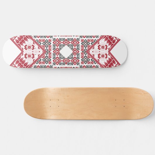Palestijns borduurpatroon persoonlijk skateboard (Horizontaal)
