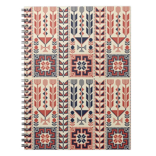 Palestijns borduurwerk notitieboek (Voorkant)