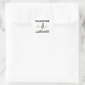 Palestijns Eerste Shirt - Palestijns Ronde Sticker (Tas)
