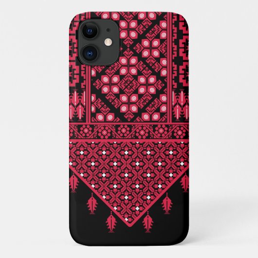 Palestijns Embroidery Tatreez gedrukt ontwerp Case-Mate iPhone Case (Achterkant)