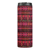 Palestijns Embroidery Tatreez-gedrukt ontwerp Thermosbeker (Achterkant)