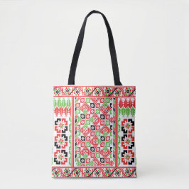 Palestijns Embroidery Tatreez gedrukt ontwerp Tote Bag