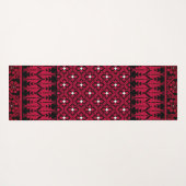 Palestijns Embroidery Tatreez gedrukt ontwerp Yogamat (Achterkant (horizontaal))