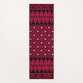 Palestijns Embroidery Tatreez gedrukt ontwerp Yogamat (Voorkant)