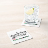 Palestijns erfgoed en hoop kartonnen onderzetters (Insitu)