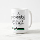 Palestijns erfgoed en hoop koffiemok (Voorkant rechts)