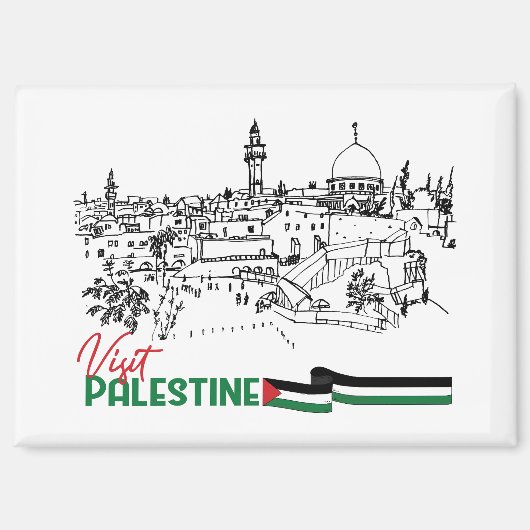 Palestijns erfgoed en hoop magneet (Voorkant)