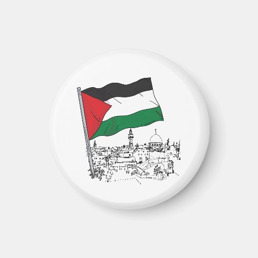 Palestijns erfgoed en hoop magneet (Voorkant)