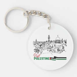 Palestijns erfgoed en hoop sleutelhanger