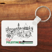 Palestijns erfgoed en hoop sleutelhanger (Voorkant)
