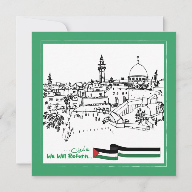 Palestijns erfgoed en hoop: we zullen terugkeren (Voorkant)