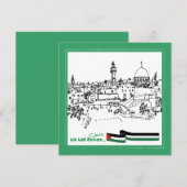 Palestijns erfgoed en hoop: we zullen terugkeren kaart (Voorkant / Achterkant)