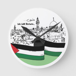 Palestijns erfgoed en hoop: we zullen terugkeren ronde klok
