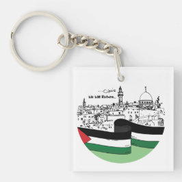 Palestijns erfgoed en hoop: we zullen terugkeren sleutelhanger