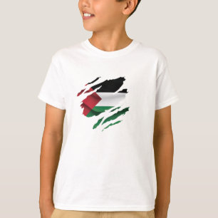 Palestijns gepijpt Sierkussen van de Vlag T-Shirt