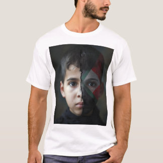 Palestijns gezicht t-shirt