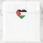 Palestijns hart 1 1/2 Sticker (vellen van 20) (Tas)