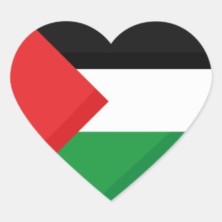 Palestijns hart 1 1/2 Sticker (vellen van 20)